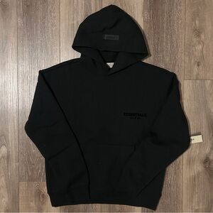 Essentials Men's Black Hoodie